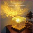 thumbnail image 1 of Lámpara de ambiente dinámico de luz y sombra con imitación de troncos, lámpara con patrón de agua giratorio, luz de noche con llama ILUMINACIÓN DINÁMICA, 1 of 4