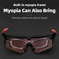 thumbnail image 5 of ROCKBROS Sunglasses for Men Women Cycling Glasses Polarized UV400 for Fishing Running Golfing with Myopia Frame Red, 5 of 5