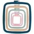 thumbnail image 1 of 4/5Pcs Square Embroidery Hoops Plastic Cross Stitch Hoops with Different Sizes and Colors Reusable Embroidery Hoops Frames Sewing Tool for Sewing Needlework Embroidery Projects, 1 of 8