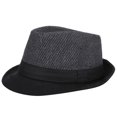 thumbnail image 4 of Sombreros para otoño e invierno, nuevos sombreros de copa para hombres para abrigarse y protegerse del frío, regale a papá un sombrero de jazz de lana, 4 of 6