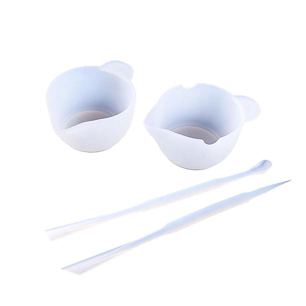 Herramientas De Silicona Para Bricolaje, Kit De Tazas De Mezcla De Silicona, Tazas De Medición De Silicona, Diy, , Alta Precisión, Antiadherente, Fácil De Usar4 Piezas Yuarrent HA014700-00