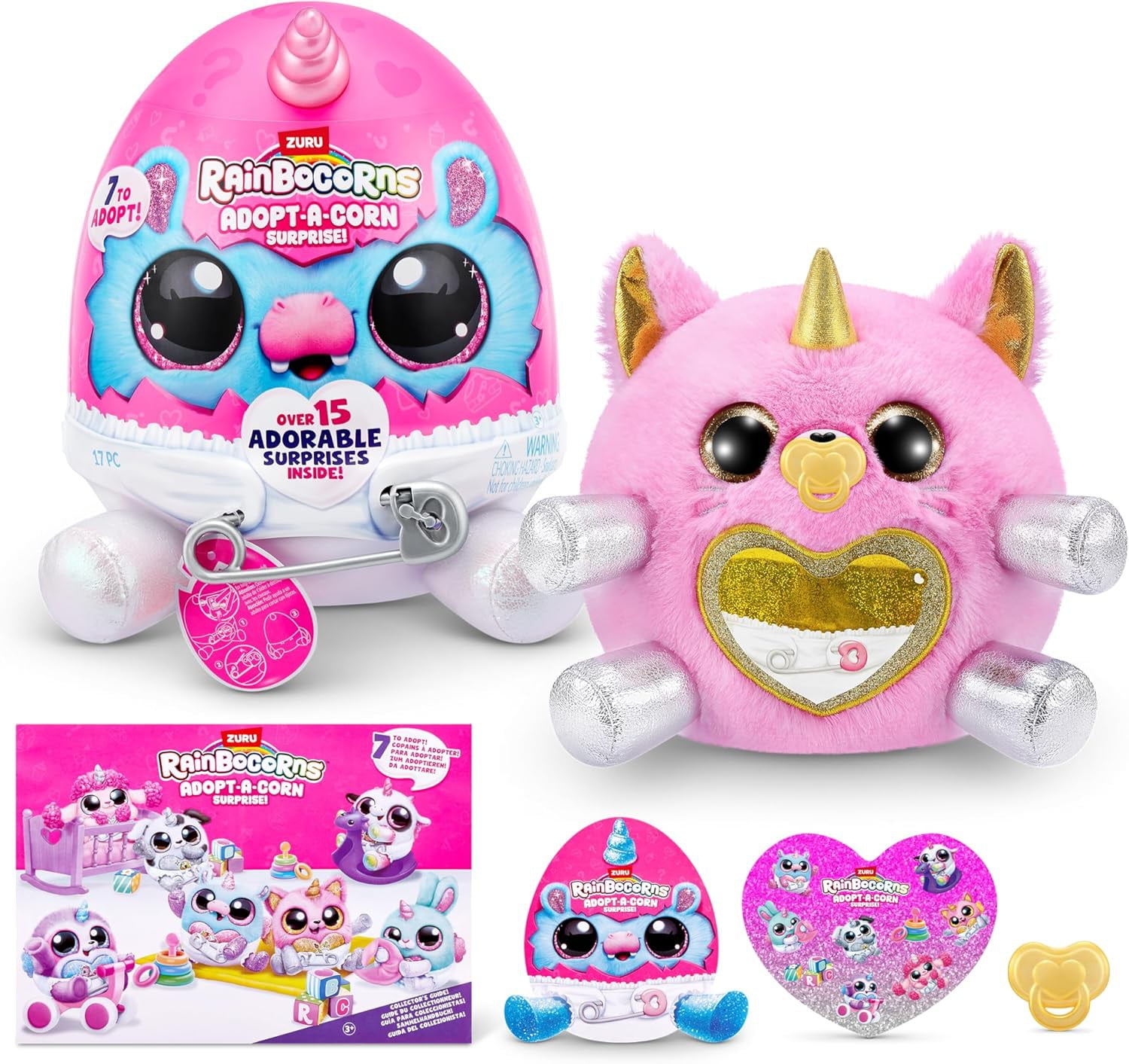 Adopt-A-Corn Dalmatian Surprise Mystery Plush (15 Surprises