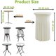 thumbnail image 2 of 30"-32" Cocktail Round Stretch Spandex Tablecloth (30" x 43"), 2 of 5