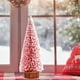 thumbnail image 1 of Decoración navideña, mini copo de nieve, árbol de Navidad, festival, decoración del hogar, micropaisaje, bar, centro comercial, ventana, pequeño adorno de mesa de cedro., 1 of 7