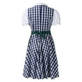 thumbnail image 4 of ANINEO Women Plus Size German Dress Square Neck Apron Oktoberfest Dirndl Comfy Maid Uniform Festival Waitress Girl Clothess, 4 of 4