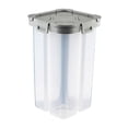thumbnail image 3 of Contenedor hermético para almacenar granos de arroz de 2,3 l para alimentos secos. Gris, 3 of 9