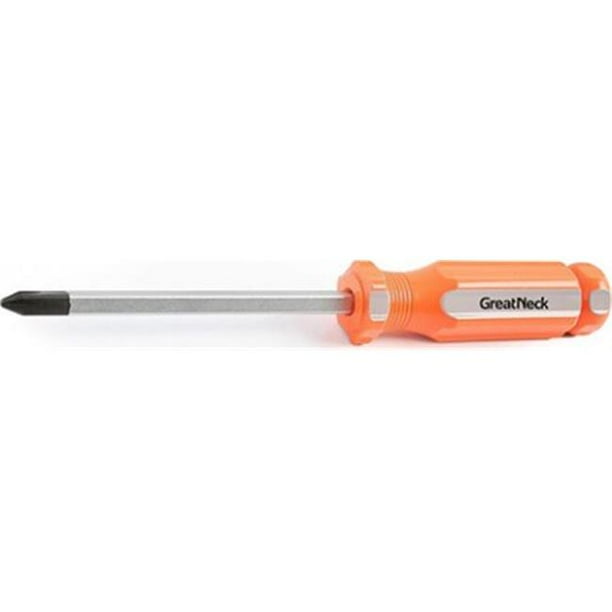 Great Neck 73122 No.2 x 4 in. Phillips Screwdriver Walmart