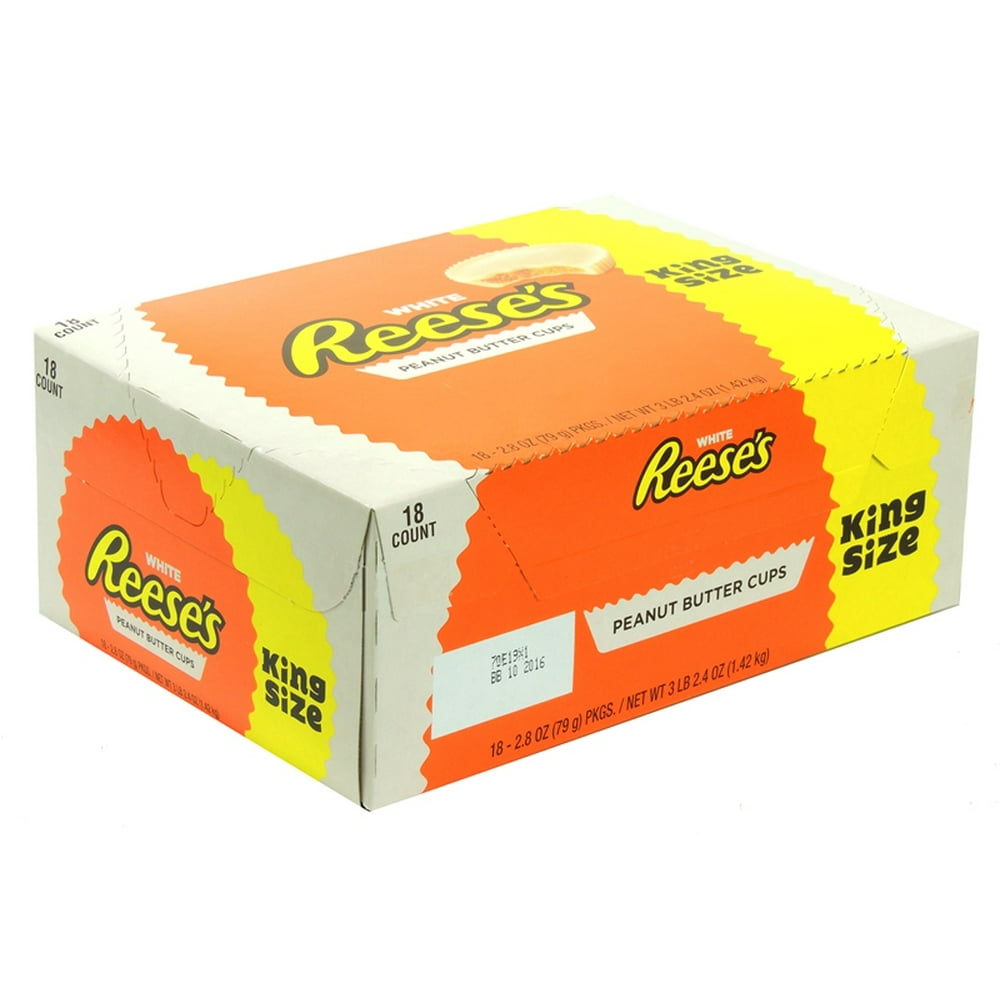 Product Of Reeses, King Size White, Count 18 (2.8 oz) Chocolate Candy