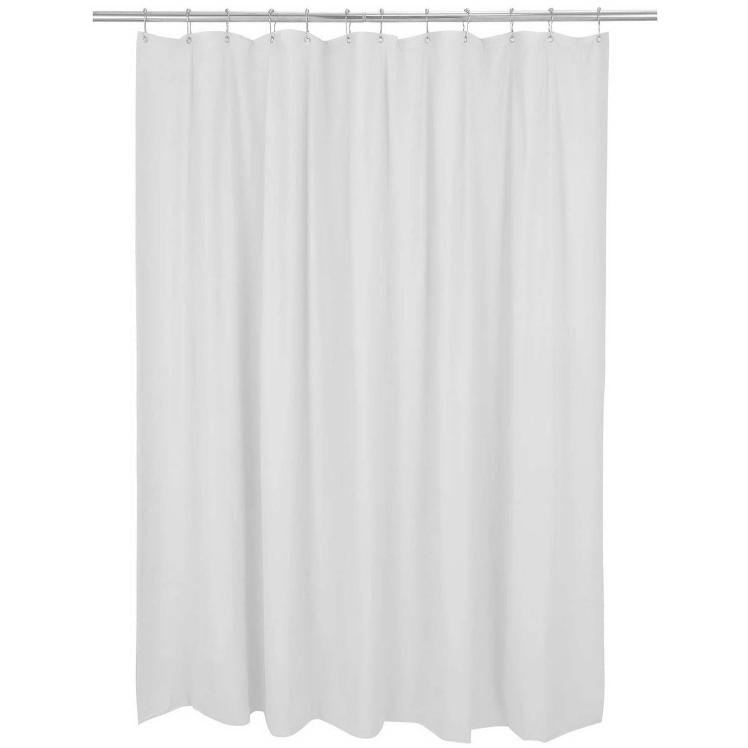 Bath Bliss Mildew Resistant Shower Liner in White