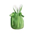 thumbnail image 2 of Opvise Easter Candy Bag Vibrant Color Bunny Ear Design Wear Resistant Non-Fading Smooth to Touch Easter Rabbit Style Candy Chocolate Gift Pouch Festival Supplies Green, 2 of 8