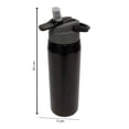 thumbnail image 3 of Botella Home Trends de Plástico Diseño Liso Negro 710 ml, 3 of 4