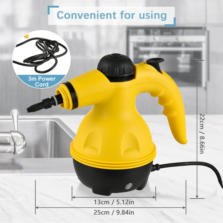TOMSHOO 1000W Handheld Steam Cleaner with 10 Accessories for