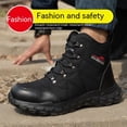 thumbnail image 2 of DianSen Mens Steel Toe Tactical Boots Non-Slip Anti-Smash Work Boots AntiSmash Mid-Calf Safety Shoes, 2 of 16