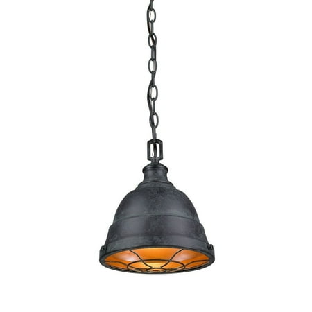 Bartlett Mini Pendant in Black Patina