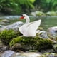 thumbnail image 4 of Modelo de cisne artificial, pájaro de simulación, modelo de pájaro de plumas artificiales decorativo realista para césped, patio, jardín, patio DYNWAVEMX Figuras de pájaros, 4 of 8