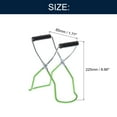 thumbnail image 2 of Canning Jar Lifter Tongs, Jar Lifter with Rubber Grips Handle, Green, 2 of 6