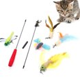 thumbnail image 1 of Teaser pour Chat Multicolore Baguette Interactive avec 5 Remplacements de Teaser pour Chat, 1 of 8