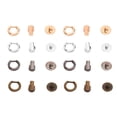 thumbnail image 4 of 20pcs D Ring Rivets Iron Alloy Round Head Screw Rivets with Pull Rings 4 Colors DIY Accessory Leather Craft Screw Rivets, 4 of 14