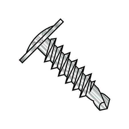 

1/4-14X3/4 Phillips Modified Truss Head Full Thread Self Drilling Screw 18 8 Stainless Steel (Pack Qty 500) BC-1412KPM188
