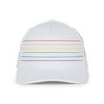 thumbnail image 2 of Outdoor Cap OC503M Moisture Wicking Polyester Front Panels-White/Prism, 2 of 8