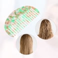 thumbnail image 3 of Unique Bargains 1 Pcs Peigne à Dents Larges Demi-Rond pour Femmes Cheveux Bouclés Épais Ondulés Raides Vert, 3 of 6