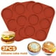 thumbnail image 1 of 3 Pzas Moldes de Silicona para Huevos 6 Cavidades Moldes para Muffins Fáciles de Liberar Moldes para Pan de Hamburguesa Moldes de Silicona para Hornear Muffins para Desayuno Huevo Sándwich Pastel Man, 1 of 1