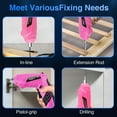 thumbnail image 7 of Cordless Screwdriver, 47 in 1 Electric Screwdriver,Dual Position Handle with USB Cable LED Light for Home Office DIY Tools, 7 of 7