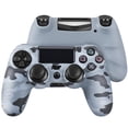 thumbnail image 4 of PS4 / Slim / Pro Controller Skin Grip Cover Case Set - Protective Soft Silicone Gel Rubber Shell & Anti-slip Thumb Stick Caps for Sony PlayStation 4 Controller Gaming Gamepad (Camo Gray), 4 of 6