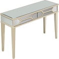 thumbnail image 4 of Camden Isle Keeley 48 in. Antique Silver Rectangle Glass Console Table, 4 of 6