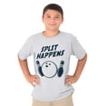 thumbnail image 5 of Split Happens Bowling League Nerd Crewneck T Shirts Boy Girl Teen Brisco Brands M, 5 of 6