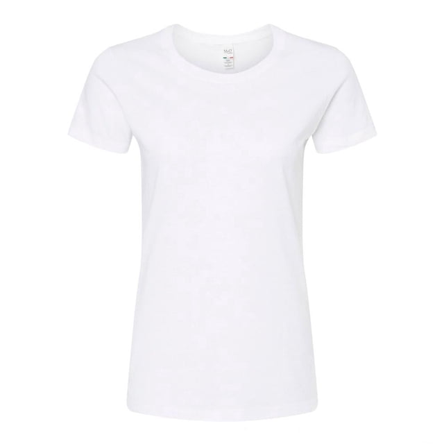 Playera M&O Knits para Mujer Lisa Manga Corta Cuello Redondo