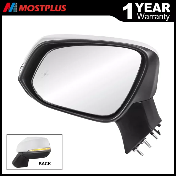 MOSTPLUS Left Driver Side Power Heated Mirror w/BSM Turn Signal for 2019-2021 Toyota RAV4