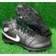 thumbnail image 1 of N I-K-E A i r-Jor-dan 1 Retro Mid TD Football Cleats Black White Size 14 FJ6805-001, 1 of 5