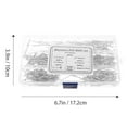thumbnail image 2 of Mobutofu 250Pcs DIY Rivets Non-Scratch Aluminum Material for Furniture Parts 17.2X10CM, 2 of 5