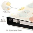 thumbnail image 3 of FORMRS 3 Ring Photo Album 4"x6" Self Adhesive Large Capacity PU Leather Cover, Halloween Cute Pumpkins, 3 of 8