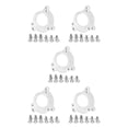 thumbnail image 3 of fastboy Bicycles Adapter Bottom Bracket Chain Guide Aluminum Alloy Conversion Part Portable Professional Repairing Accessory Silver 5Set, 3 of 6
