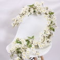 thumbnail image 3 of Wosthever Flores artificiales de Sakura, de vid colgante, decoración de techo para pasillo de Hotel, planta, balcón, decoración de boda, Type3 NO3, 3 of 6
