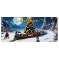 thumbnail image 5 of LLDYYDS Large 7x16 Ft Merry Christmas Santa Holiday Photography Background Garage Door Party Banner, 5 of 6
