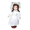 thumbnail image 2 of Muñeca decorativa de porcelana, regalo de cumpleaños, encantadora figura de mesa, figura de niña Blanco puro, 2 of 9