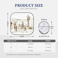 thumbnail image 3 of Easygdp Western Desert Cowboys for 2 PCS Foldable Car Sun Shade Front Windshield Sun Protection Cover for Car, SUV, Truck-Small, 3 of 6