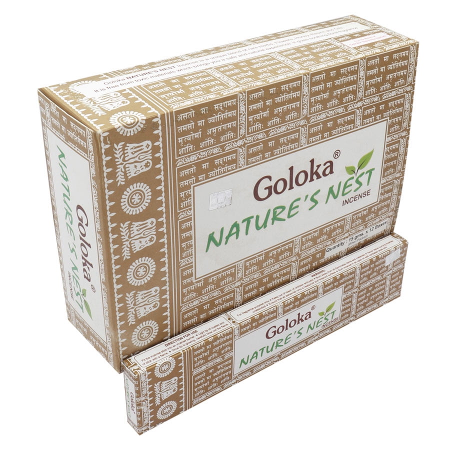 Goloka Natures Meditation Incense Box of 12 Packs