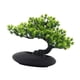 thumbnail image 5 of Árbol bonsái artificial decorativo con flor de piedra. Verde 27x23cm, 5 of 9