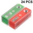 thumbnail image 3 of MasteelfCA 24Pcs Microscope Slide Children's Plastic Biological Slide Specimens Kids Plastic Sample Specimen Set of Green Plant Flowers Prepared for Microscope(Random Color), 3 of 7