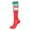 L, variant on EnJoCho Clearance Womens Red Christmas Knee High Socks Women's Performance Cotton Pad Sports Leisure Socks Christmas Pattern Socks for Women Adult Xmas Winter Themed Charming Socks Bulk Cute&Fun