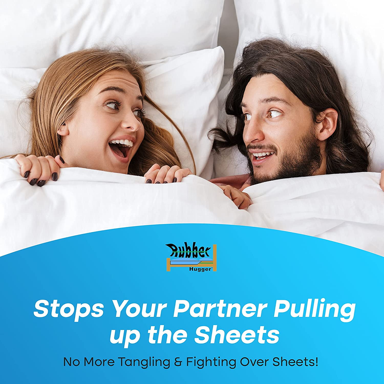 Rubber Hugger Bed Sheets Holder Band, Twin/Full Size Mattress