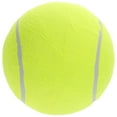 thumbnail image 1 of 1pc 20cm Inflatable Flannel Ball Large Signature Tennis Rubber Ball for Children Outdoor Sports(Yellow), 1 of 9