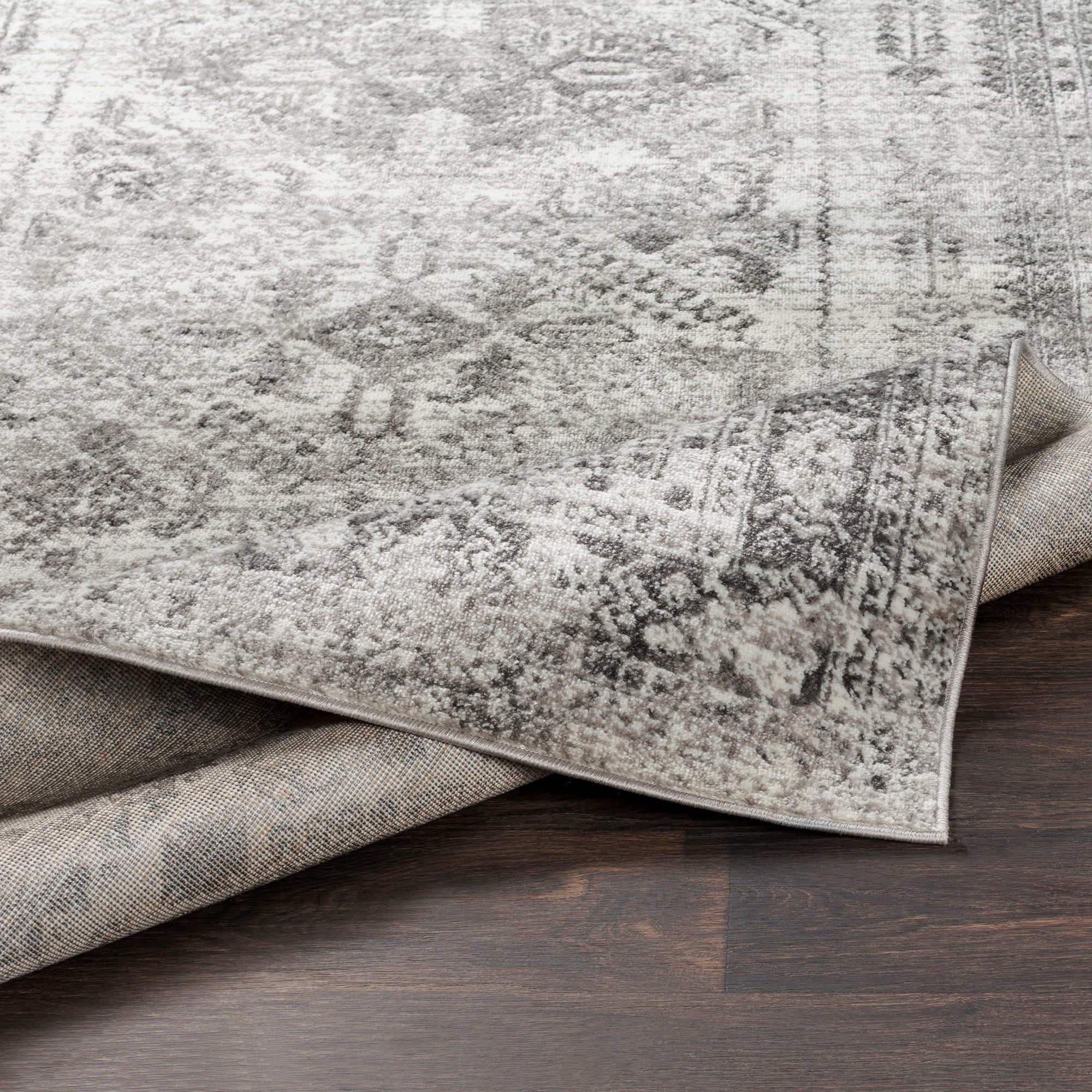 Artistic Weavers  Charcoal 2'6" x 12' Traditional Runner Area Rug
