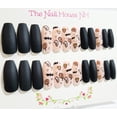 thumbnail image 2 of Boo To You Halloween Matte Long Ballerina Press On Nails - 24 Pieces - Artificial Nail Kit, 2 of 5