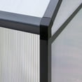 thumbnail image 4 of VEIKOUS 8' x 10' Outdoor Walk-in Greenhouse, w/ Metal Frame, Lockable Door and Adjustable Vents for Patio, 4 of 13