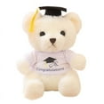 thumbnail image 4 of SATRINO Graduation Gift 2025 for Her Him Cute 9.05" College Graduation Stuff Present Handmade Bear Doll with Doctoral Hat Emotional Positive Class of 2025, High School, University, Teachers, 4 of 6